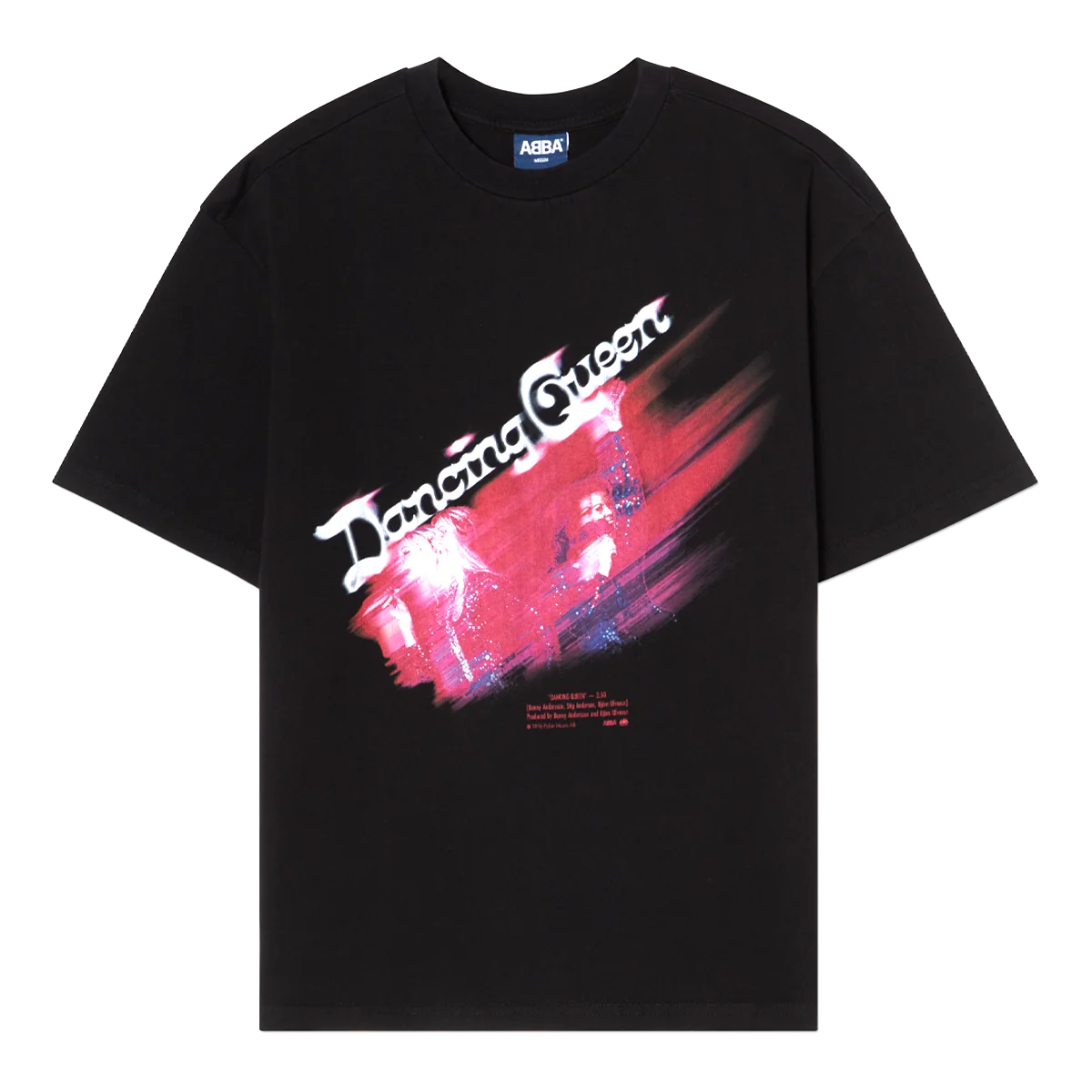 ABBA Dancing Queen black t-shirt