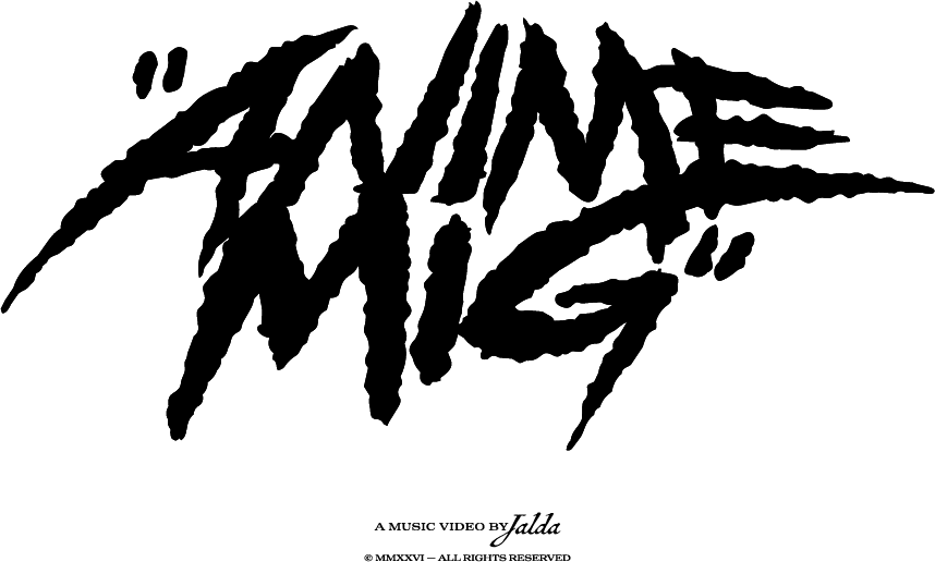 Anime Mig music video logotype