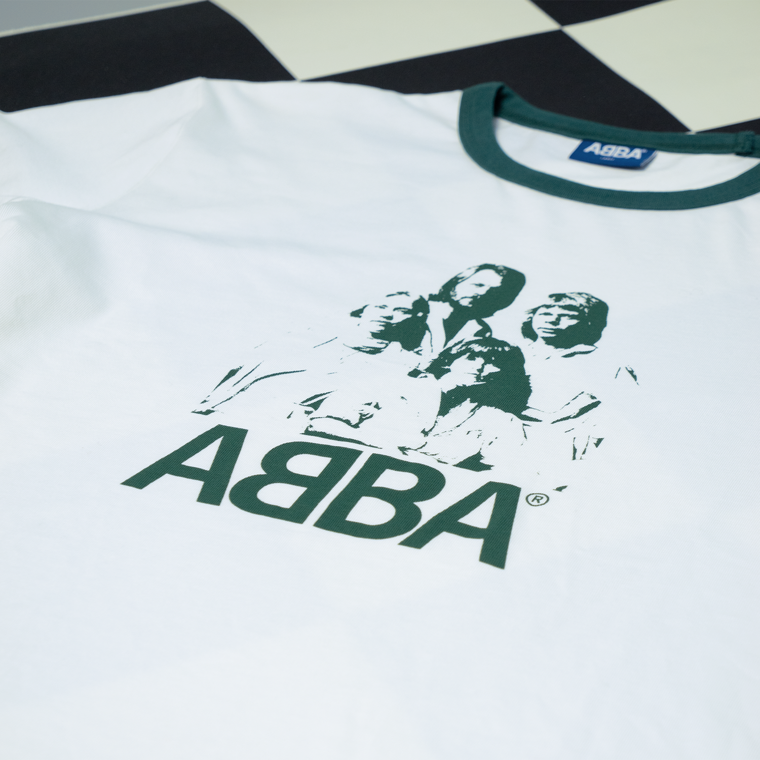 ABBA green group portrait t-shirt